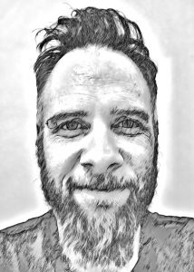 Cartoon photo of Ryan Eligh: Music Editor and Sound Effect Editor